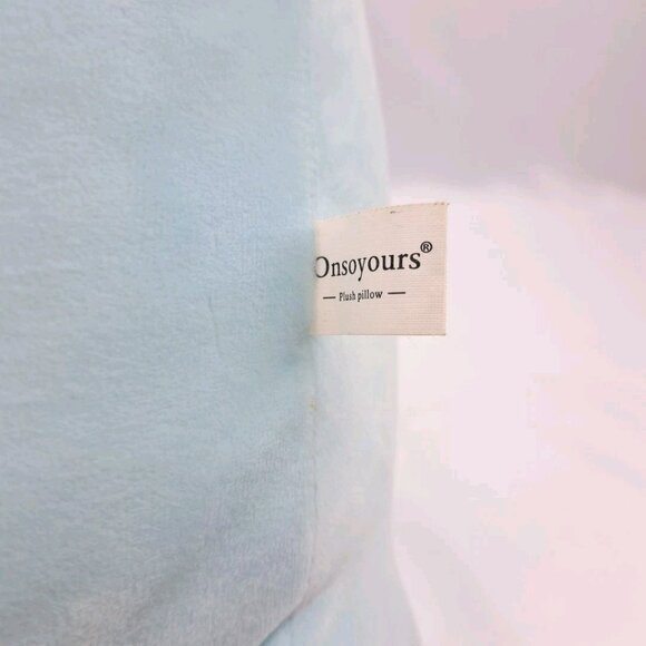 Onsoyours Dinosaur Stuffed Baby Blue Medium Soft Squishy Plush Pillow 19” - Picture 9 of 11